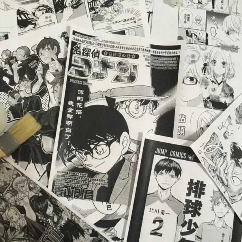 

Популярное японское аниме Самоклеящиеся настенные наклейки Обои Украшение комнаты Haikyu,20 Papers