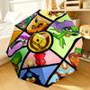 Vibrant Battle Zombies Umbrella 8-Frame for Travel, camping, Casual Lightweight Portable Umbrella, Essential for every family Holidays Gift