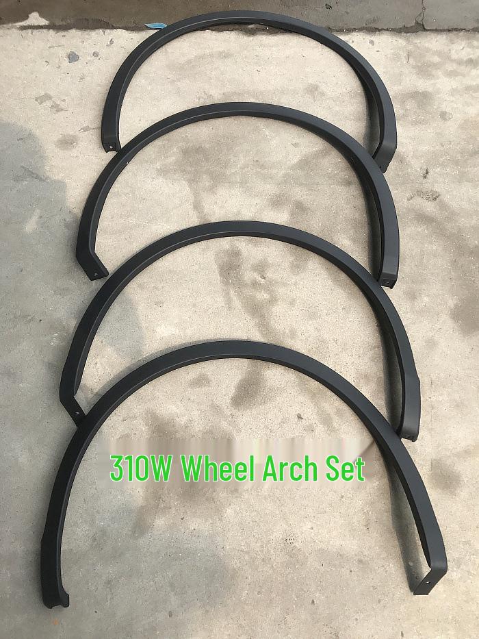 Baojun Front/Rear Wheel Arch Fender with Clips, Stainless Steel