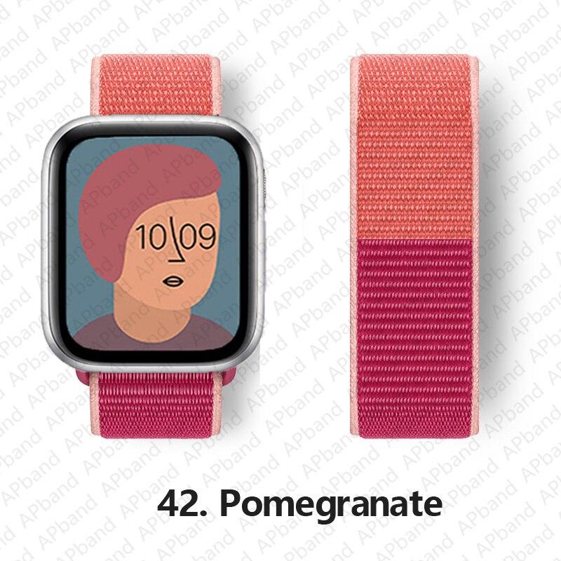 Nylon Band Voor Apple horlogeband 44mm 40mm 42mm 38mm 41mm 45mm 41 45 smartwatch polsband riem lus armband iWatch 3 4 5 se 6 7