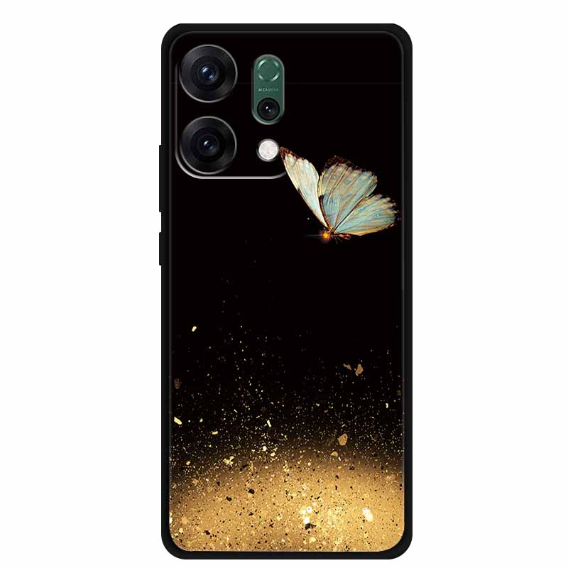Für Oppo Reno 14 Pro Hülle Cartoon Muster Weiches Silikon TPU Hüllen Für Oppo Reno14 Pro Handyhüllen Neues Reno 14Pro CPH2739 Fundas