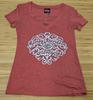 Harley-Davidson Shirt Womens Small Red V Neck Motorcycles New York City Graphic