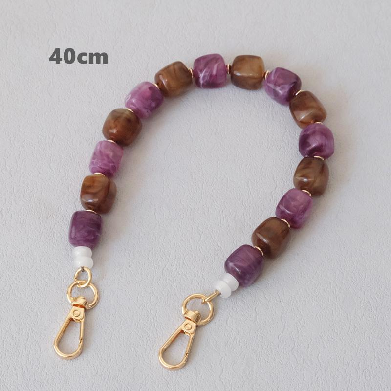 

Новая Мода Женская Сумка Аксессуар Съемные Конфетные Цепи с Бусинами Милый Акриловый Роскошный Ремешок Женская Элегантная Сумка Акриловая Ручка Цепь 40CM