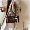 Belt Buckle Design Shoulder Satchels Bag for Women 2025 New in Luxury Designer Handbags Branded Fashion Totes with Pendant