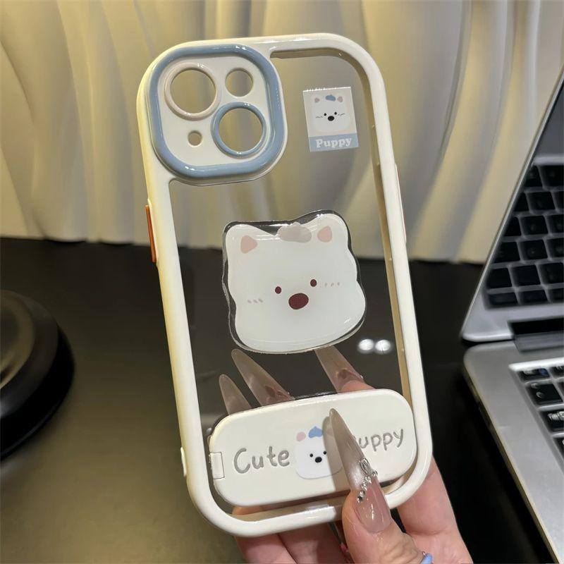 Three dimensional West Highlands Suitable for Apple 16pro Mobile Phone Case Iphone15 Women 14 Protective Case 13promax Bracket