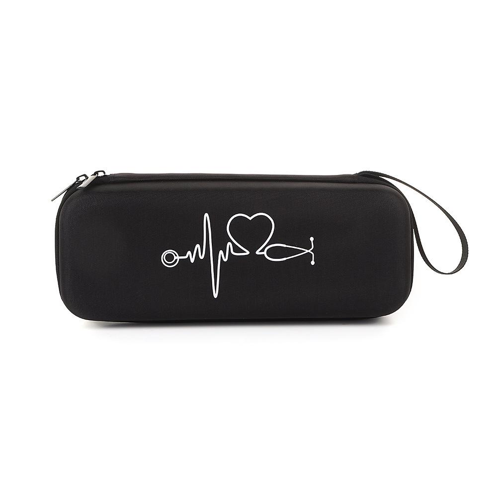 Portable Hard Shell EVA Stethoscope Storage Bag for Fetal Heart Monitoring чёрный
