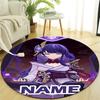 Personalized Genshin Impact Round Chair Office Rug - Perfect for Mat, Office Chair & More - Ideal Gift for Birthdays and Holidays