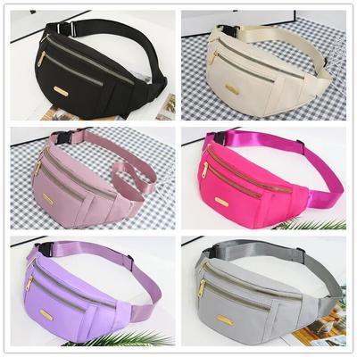 1 sac banane de sport pour femme, sac banane multicouche, essentiel pour téléphone pendant les activités de plein air, sac à bandoulière, sac de poitrine de sport