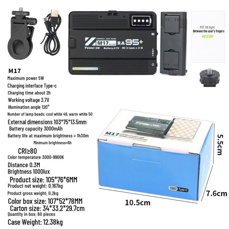 

Карманный светодиодный заполняющий свет для фотографии и использования на открытом воздухе