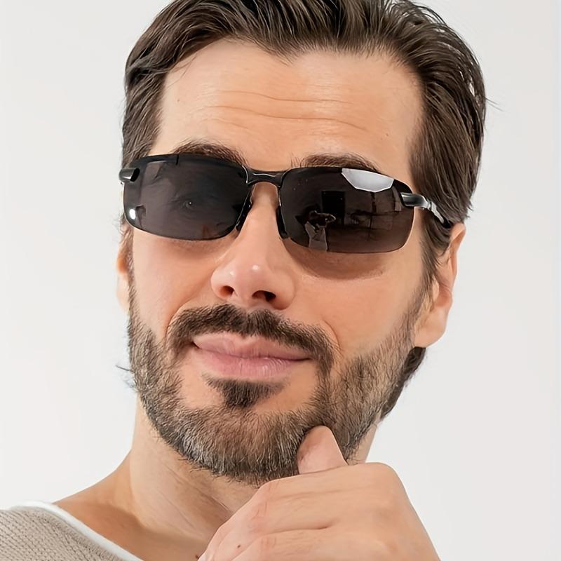 Unisex sluneční brýle bez obrouček pro muže a ženy, módní gradientní sluneční brýle, letní cestovní trendy