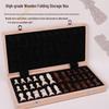 Brangdy Wooden Folding Magnetic International Chess Set