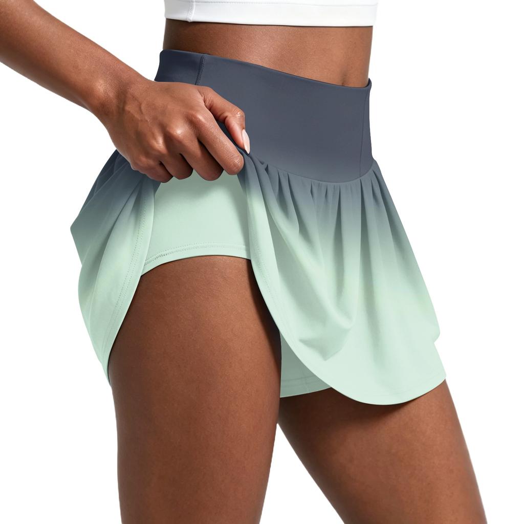 Women Pleated Tennis Skirt with Inner Shorts High Waisted Athletic Golf Skorts for Workout Running Training Casual Wear