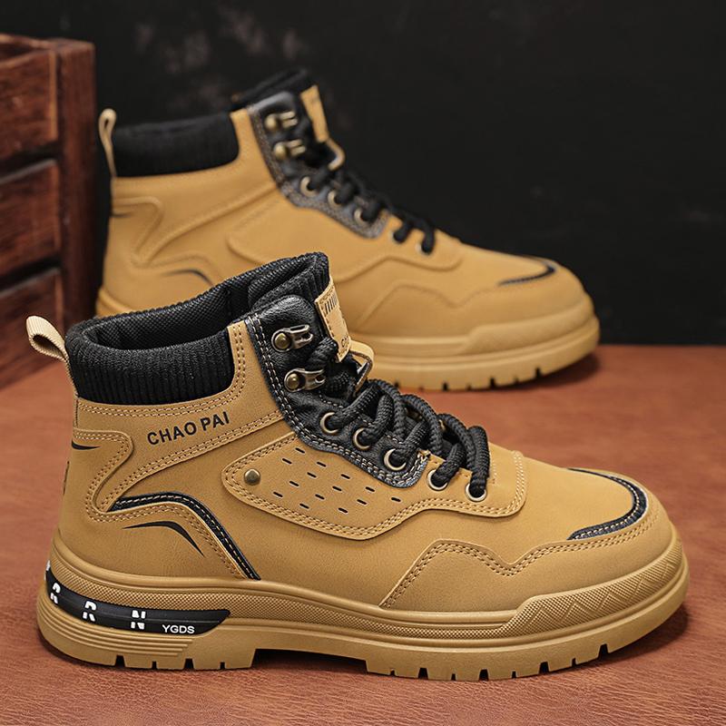 Fashion CYYTL Mens Boots Casual Shoes Cowboy Combat Tactical Motorcycle Chelsea Ankle Winter Work Leather Outdoor Hiking Designer Luxury