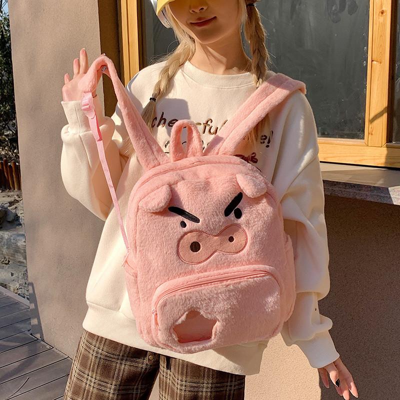 Crayon Shin Chan Plush Student Backpack With Large Capacity For Daily Use