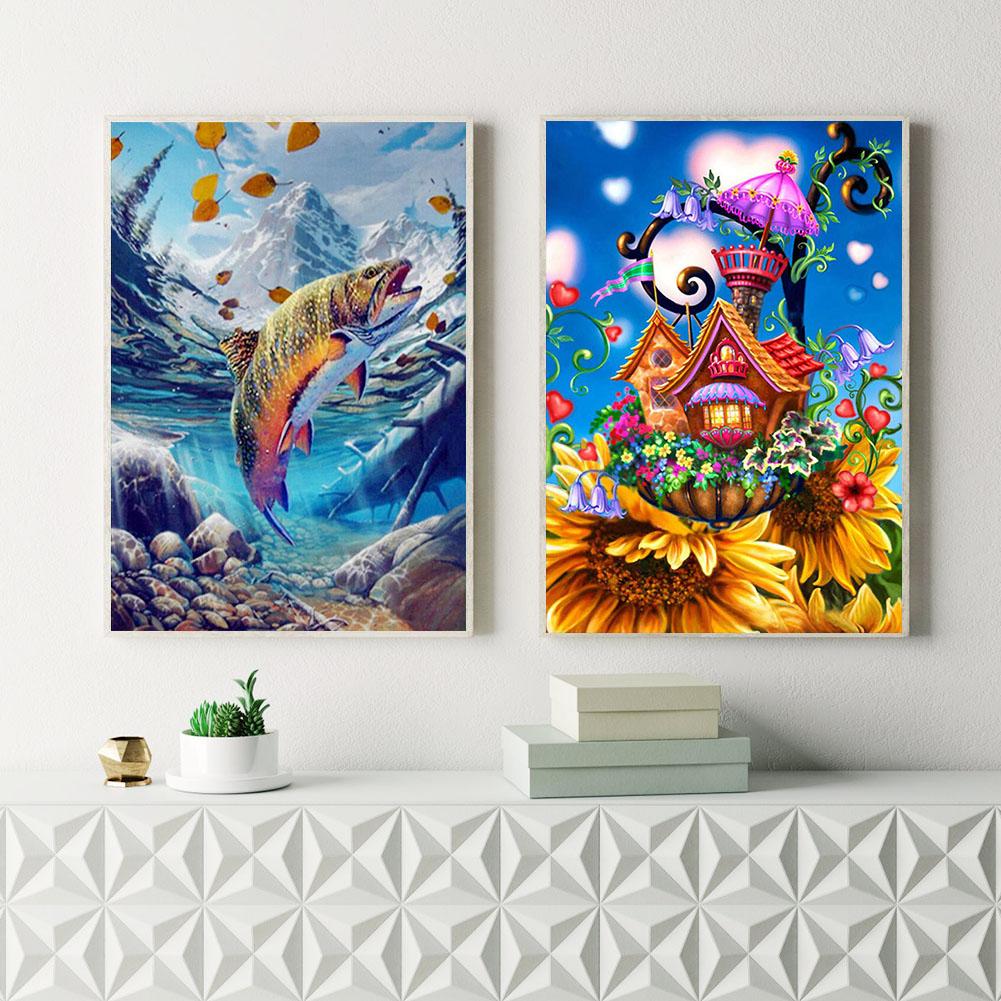 Satın alın 5D DIY Full Drill Diamond Painting Embroidery Cross Stitch ...