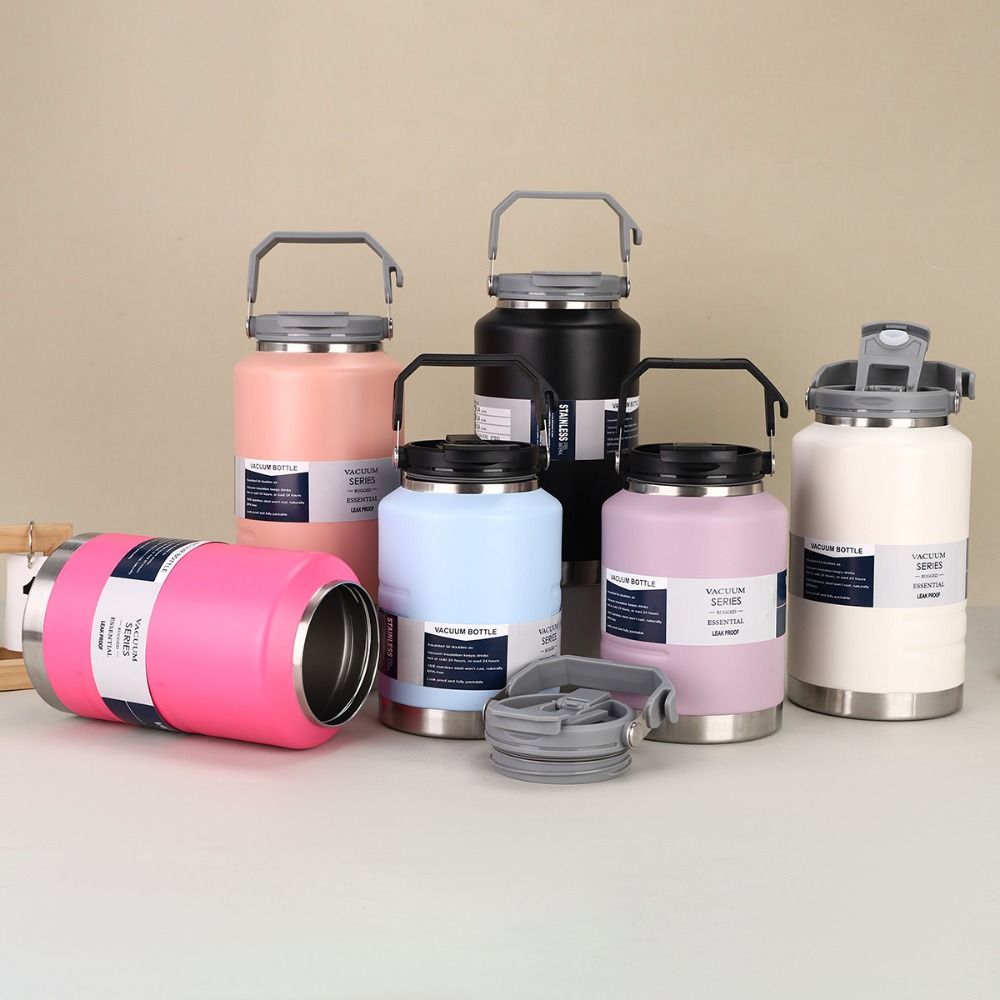 2L Coffee Travel Mug Large Capacity Drinks Bottle Gift Thermal Water Bottle  Outdoor