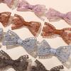 40pcs Lace Embroidery Bow Hair Clip Random Solid Hair Pin Retro Elegant Headband with Clips Girls Kid Hair Accessories Gift