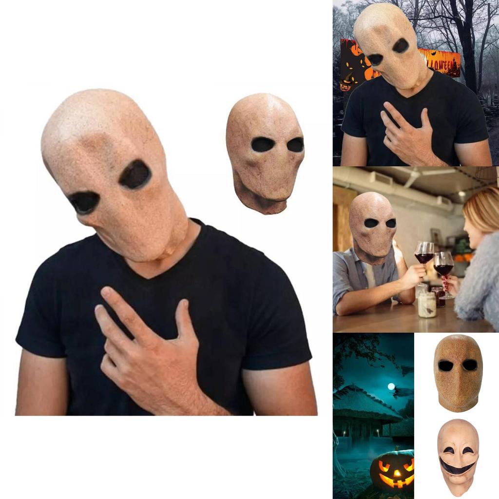 Děsivá latexová beztvará Halloweenská maska Děsivý design lebky a mimozemšťana Pro strašidelné večírky