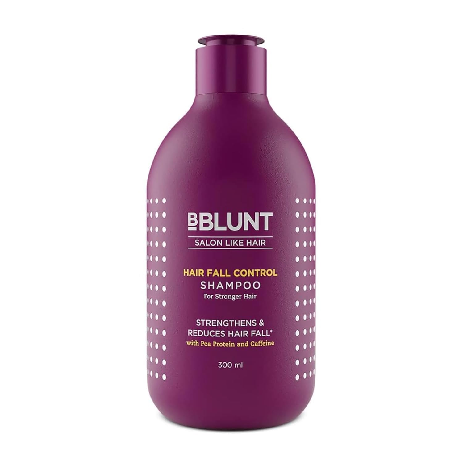 Bblunt Hair Fall Control Shampoo 300 ml Pack of 1 with Pea Protein & Caffeine for Stronger, Shiny Hair