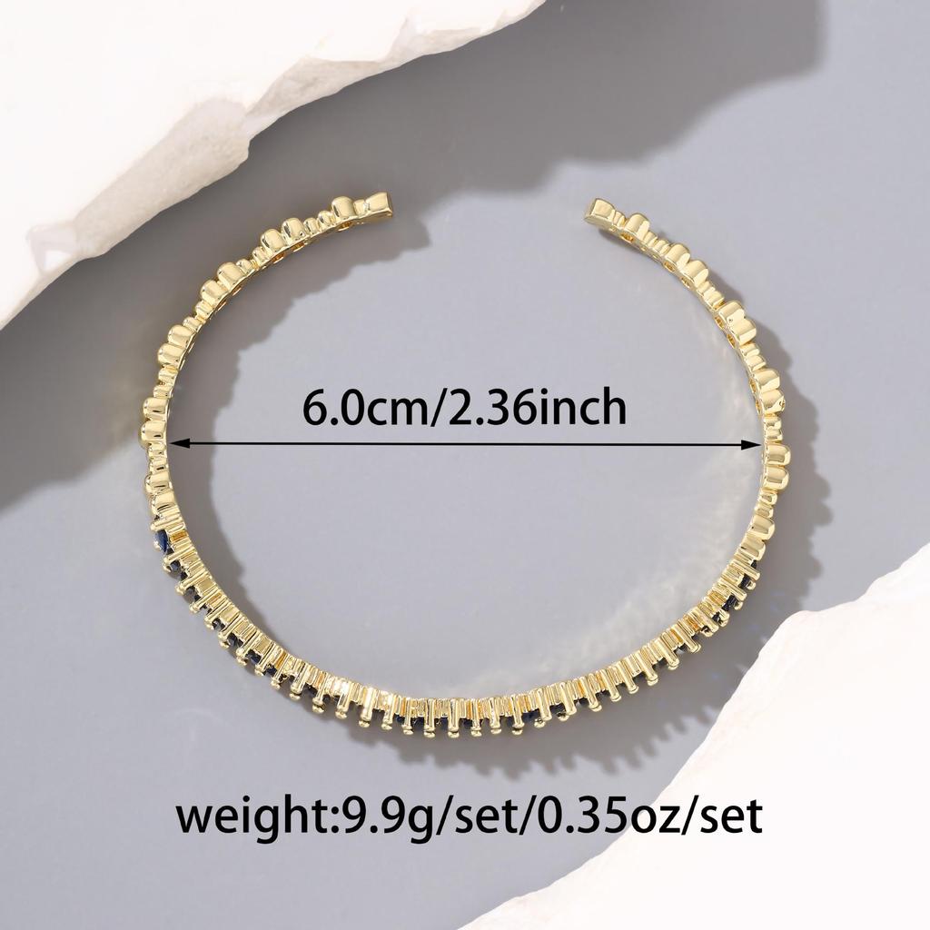 2025 High-End Geometric Zircon Inlaid Irregular Bracelet for Women - Niche Cold Style, Versatile Design