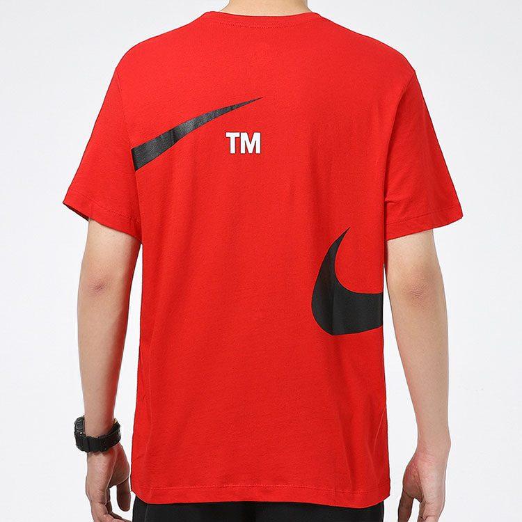 Nike T Shirts Men's Red Crew Neck Moderate Straight Fit DD3350-657