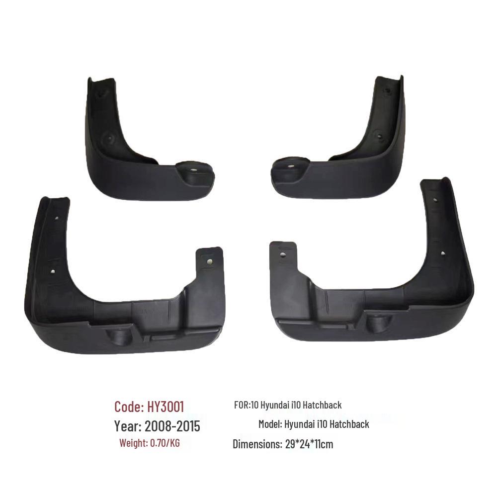 Mudguards for 2010-17 Hyundai I10 & 2025 Grand I10 Car Flaps.