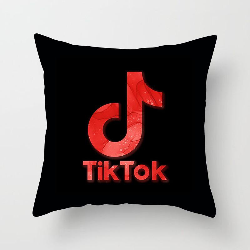Tiktok Cushion Cover Decorative Soft Pillow Case For Stylish Home And Car Decor