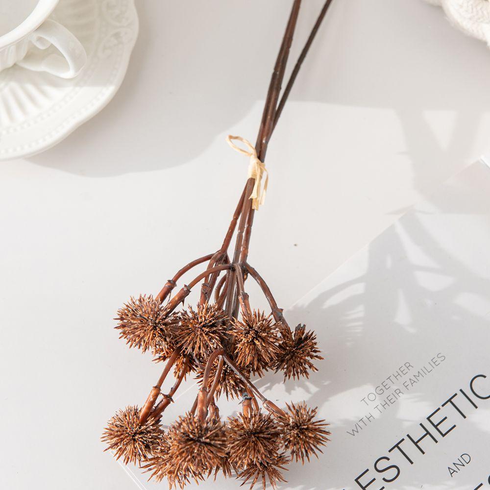 Artificial Plants Spike Ball Hot Sale Wedding Bride Bouquet Home Vase Garden Dining Table Indoor Outdoor Diy Gift Box Decor