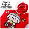 Funny Cute Puppy Clothes Adjustable Winter Knitted Pet Coat  Spring Festival