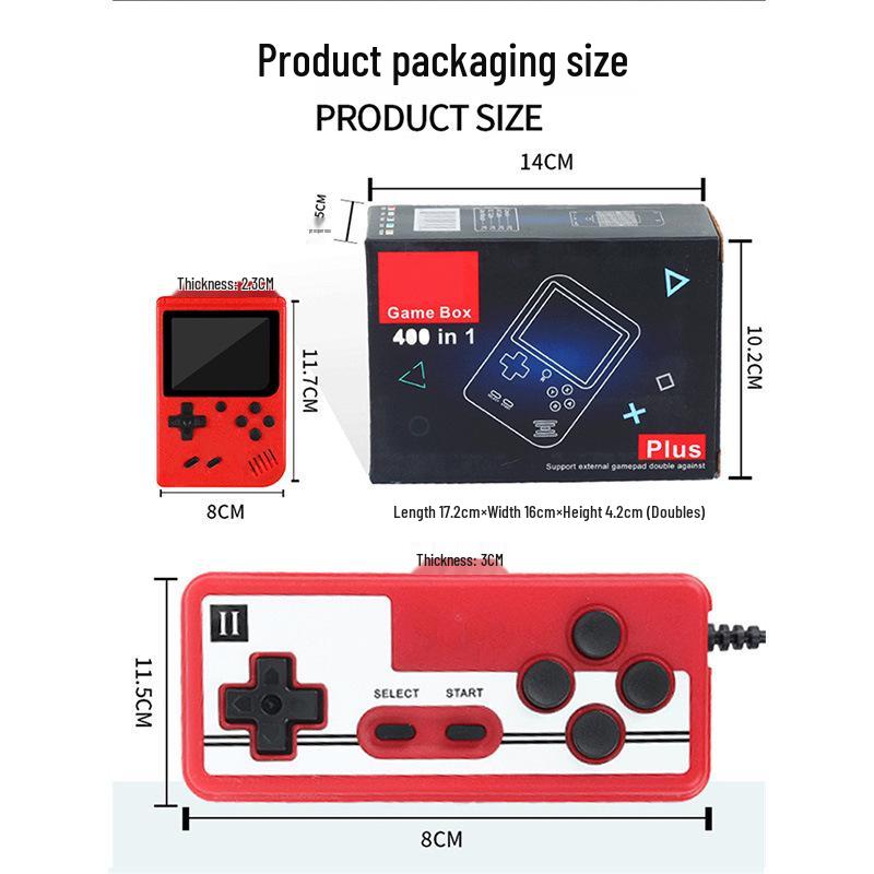 Retro Handheld Game Console: 400-In-1 Nostalgic Toy for Kids