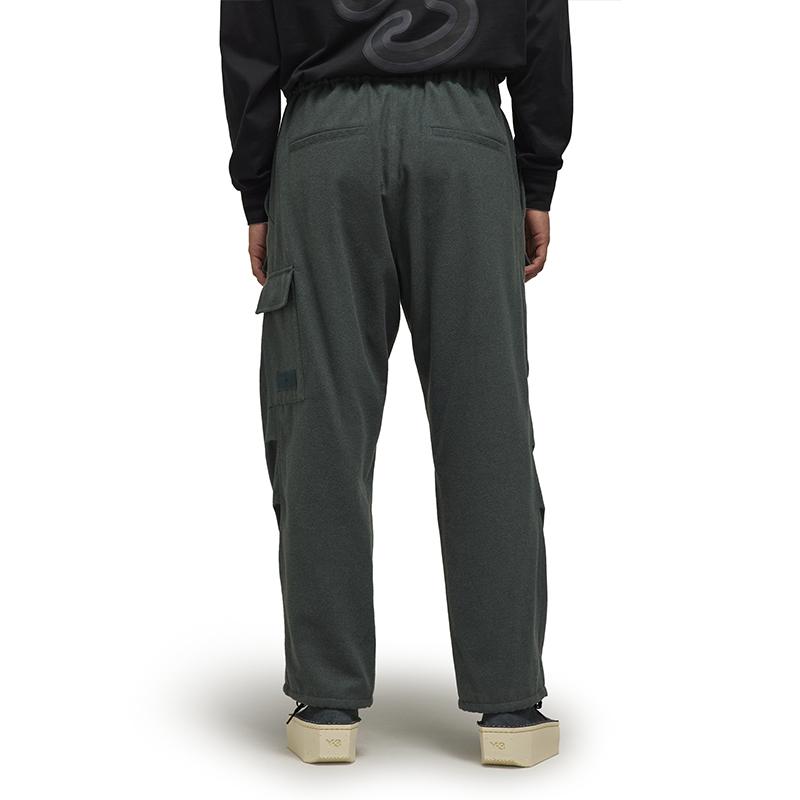 Y-3 Flannel Crg Casual Pants Unisex Pants Green IP5565