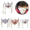 Painted Beauty Mask Masquerade Mask Party Mask Aesthetic Mask Mechanical Half Face Mask for Halloween Christmas Cosplay