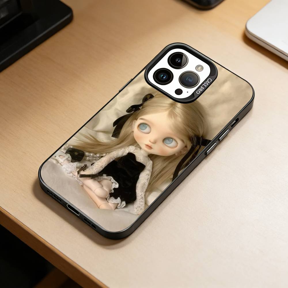 Cute Blythe Doll-D Phone Case For iPhone 17,16,15,14,13,12,11 Plus,Pro Max,XS,Colorful Silver Phone Case Funda Cover