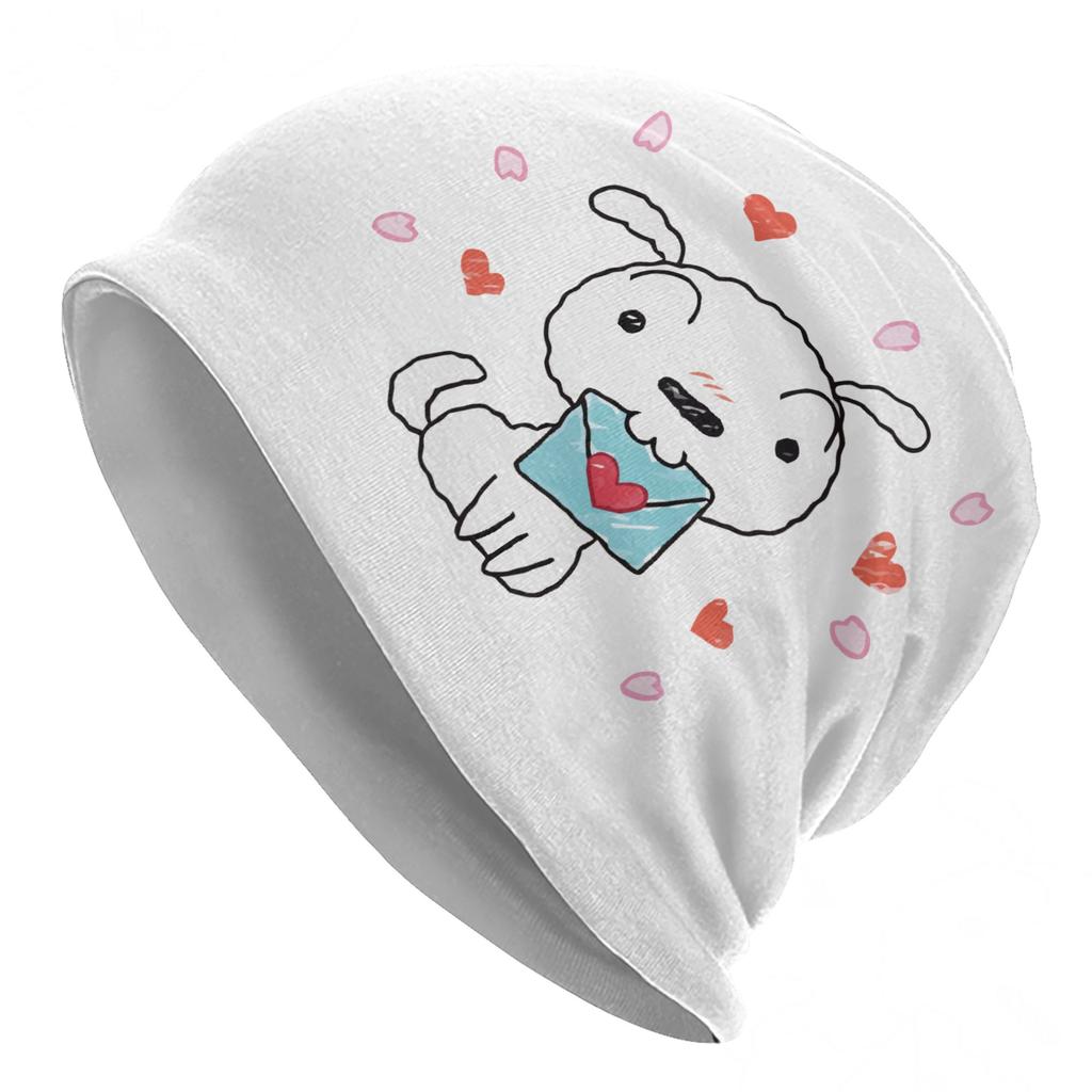 Shiro Dog Crayons Shin-Chans Cap Vintage Adult Outdoor Skullies Beanies Hat Spring Warm Head Wrap Bonnet Knit Hat