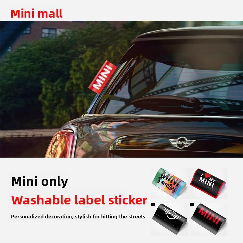 Подходит для BMW mini cooper стиральная этикетка декоративная наклейка на дверь багажник маленькая наклейка на хвост модификация qclyn77