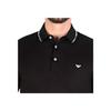Emporio Armani SS23 Slim Fit Solid Color Short Sleeve Polo Shirt Men tops Black 3G1FL4-1JPTZ-0920