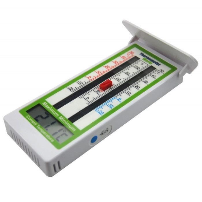 Thermomètre Digital Mural Interieur-Extérieur