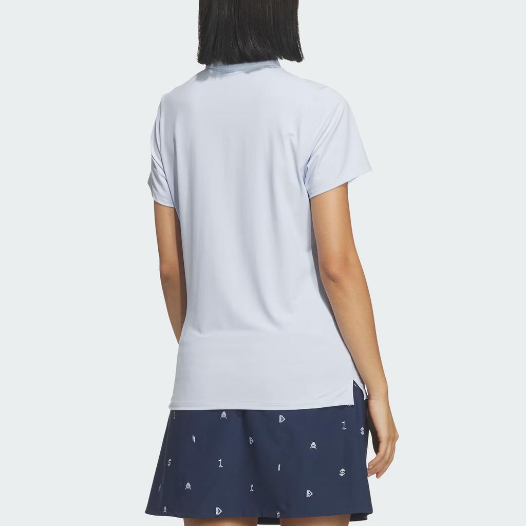 Adidas Comfortable Sports Pullover Short Sleeve Golf Shirt Women tops KB4724