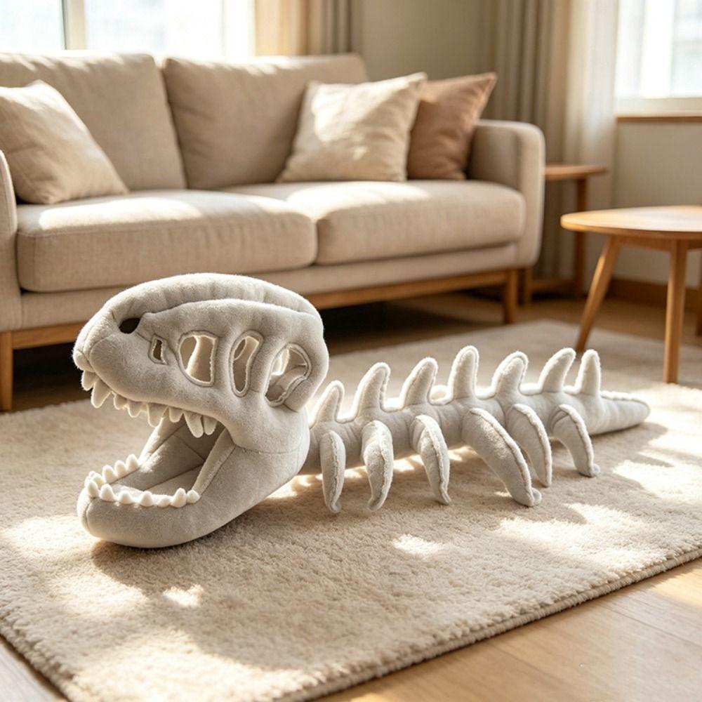 80/110CM Dinosaur Skeleton Pet Costume 3D Dog Cosplay Headwear Pet Supplies