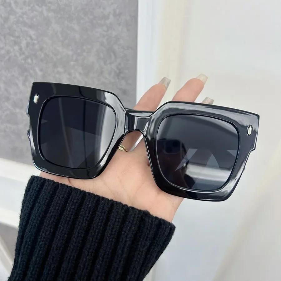 Fashion Square Sunglasses Women Men Vintage Mirror Lens Stylish Sun Glasses Unisex Personality Colors UV Protection