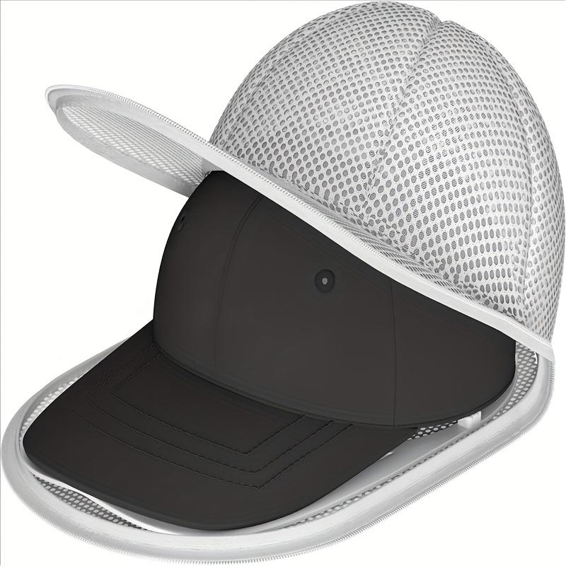 Hat Washer Cage - Washing Machine Safe Baseball Cap Cleaner with Inner Support,Anti-Deformation Washing Cage, Plastic Laundry Bag for Caps,Hats,Visors