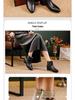 Women's 2025 Retro Low-Heel Pointed Toe Ankle Boots: High-Quality Full Leather Inside & Out, Autumn/Winter Fashion.