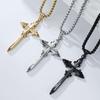 Cross Necklace European and American Retro Gothic Niche Design Sense Street Hipster Versatile Pendant