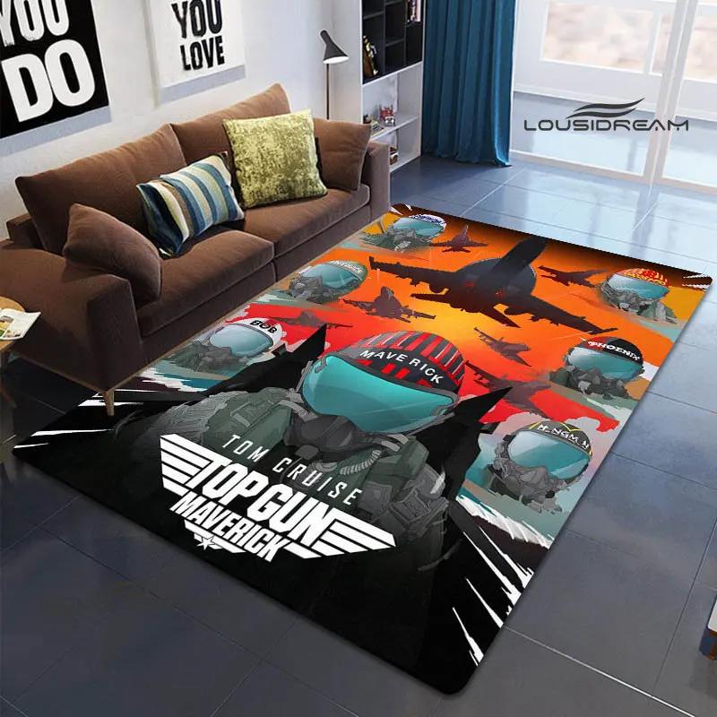 Classic Movie TOP GUN printed Carpet rugs for bedroom area rug living room carpet Outdoor carpet floor mats birthday gift