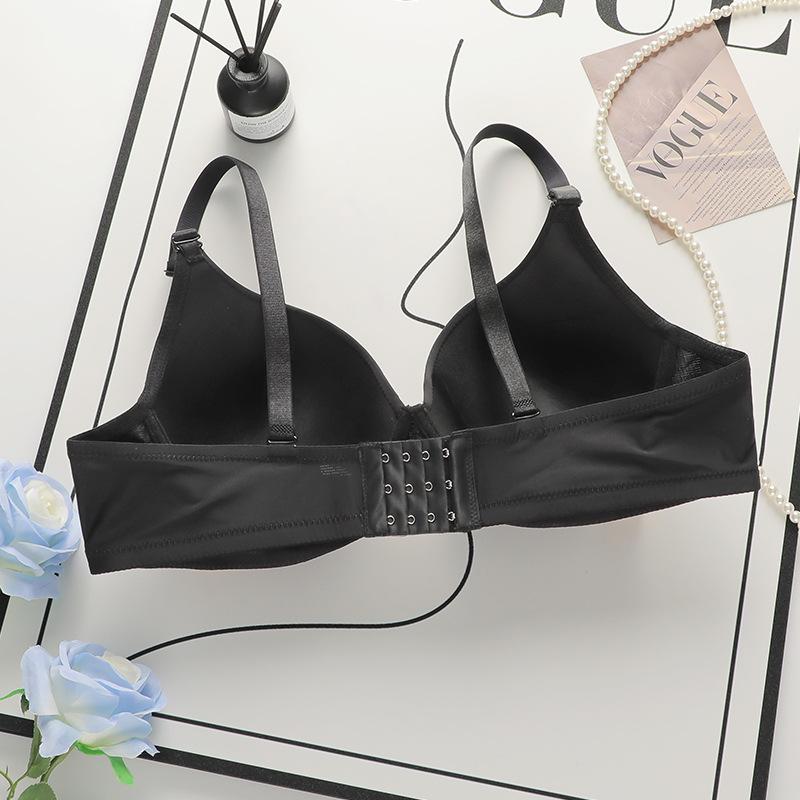 European and American Leopard Print Big Breasts with Underwire Bra Sexy Push-up Large Size Underwear