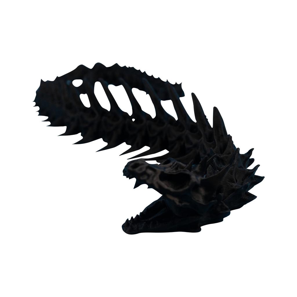 3D Printed Movable Snake Bones, Animal Bones Toys, Home, Room, Car Decoration, Desktop Ornaments, Joints Can Move, Cool 3D Printed Snake Bones Toys