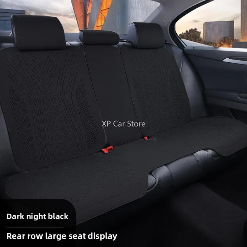Universelle Allwetter-Autositzbezüge Atmungsaktives Wildleder-Sitzpolster Anti-Rutsch-Schutzpolster Luxusauto Ultra-dünne Wildleder-Sitzbezüge