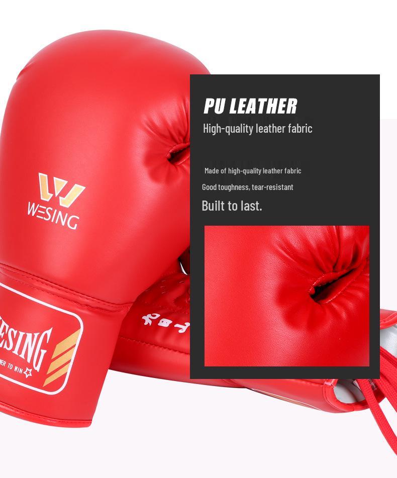 Jiuri Mountain Series Boxing Gloves - Rope, Sanda, Fighting, Sparring, Punching Bag Gloves