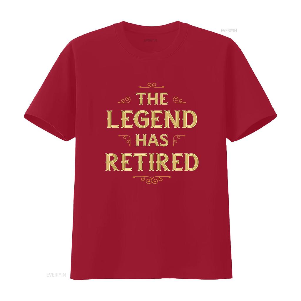 The Legend Has Retired For Retirement 2024 T Shirt vintage Washed streetwear Versatile Slightly designer clothes Comfortable