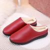 Winter new home cotton slippers are comfortable and warm, and one-pedal women's cotton shoes with soft soles are trendy and versatile. Daily